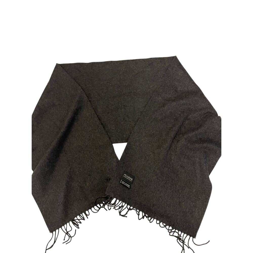 Jos A. Bank Gray Cashmere Scarf